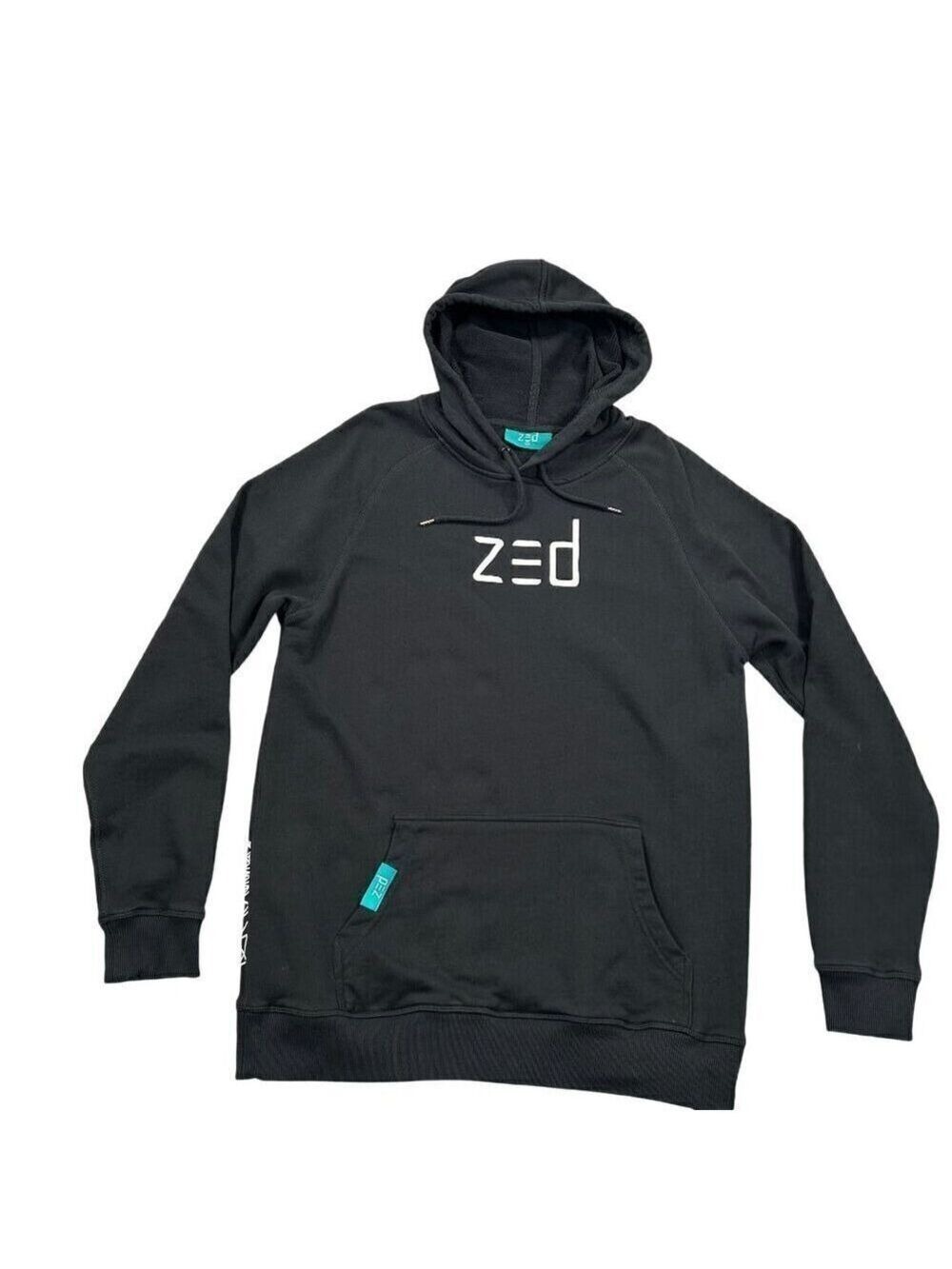ZED Infinity Unisex Black Equine Horse Pullover Hoodie Size L